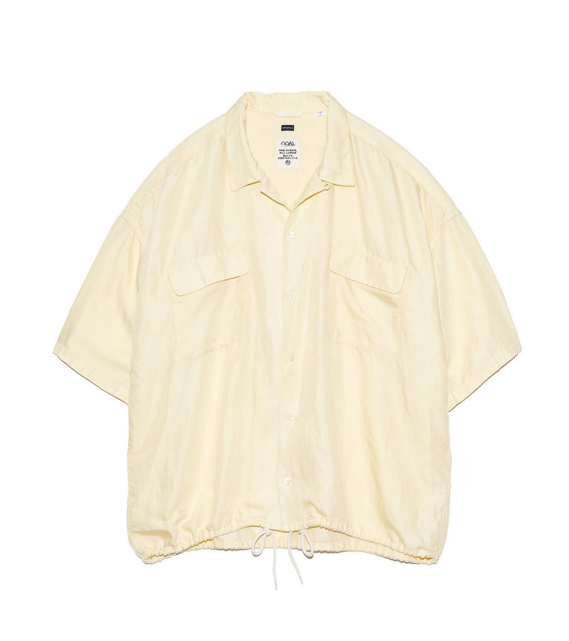 nanamica SHIRT Open Collar Cupra Hemp S/S Shirt Online Shop to