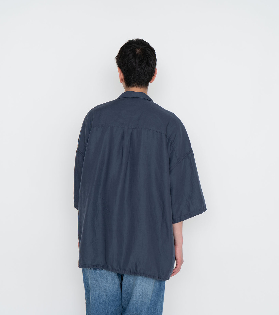 nanamica SHIRT Open Collar Cupra Hemp S/S Shirt Online Shop to