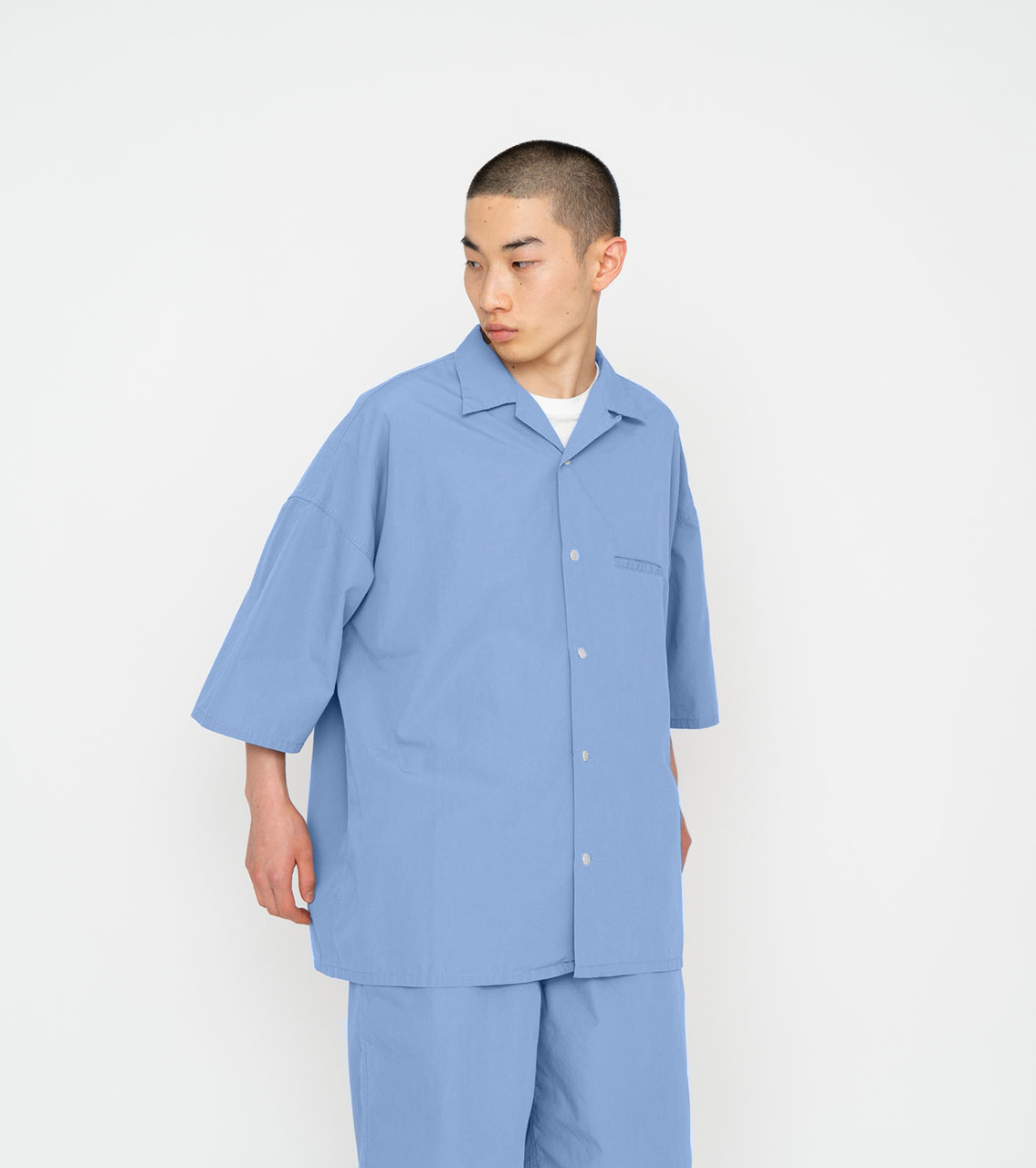 nanamica SHIRT Open Collar S/S Shirt Online Shop to Worldwide