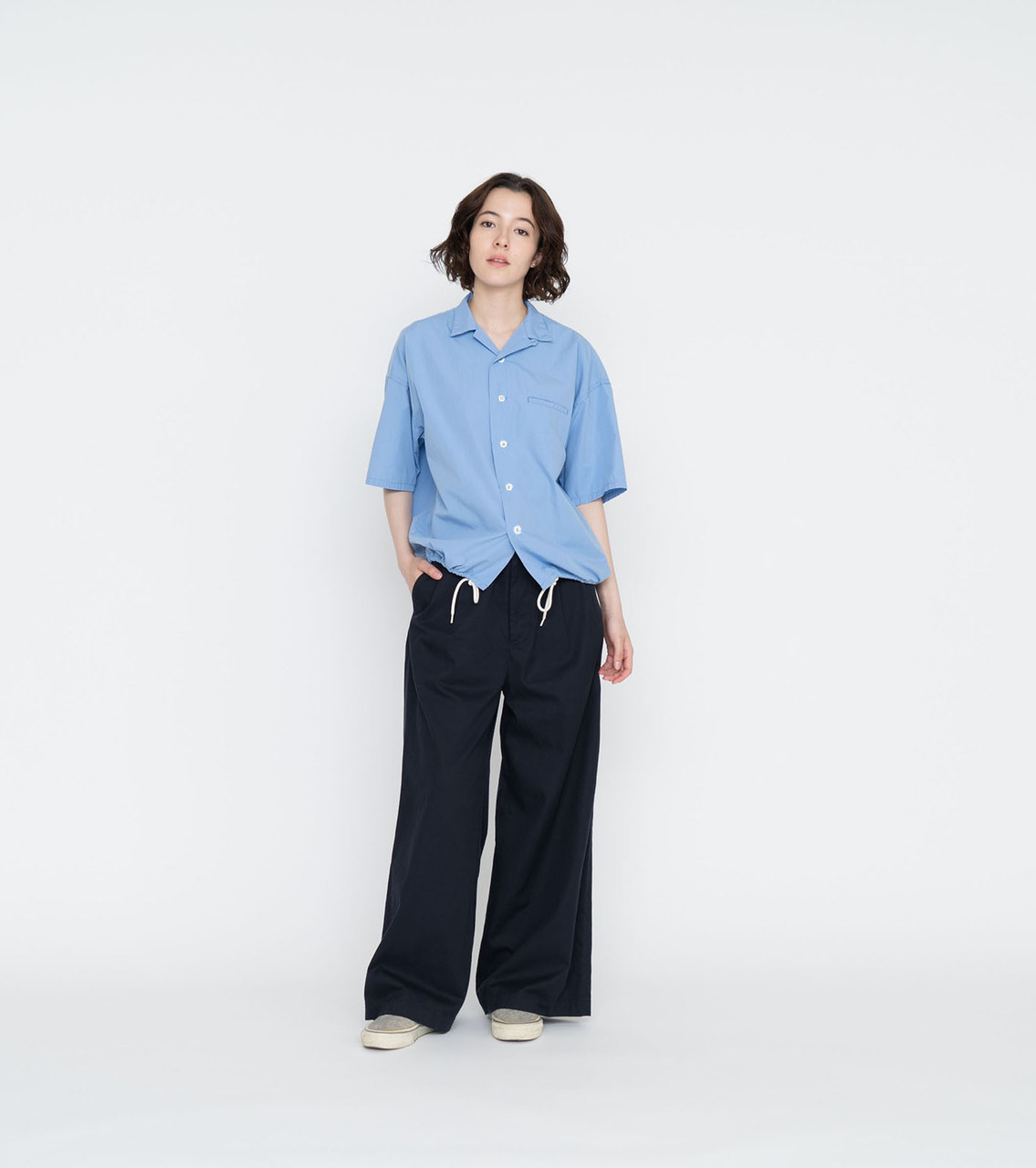 nanamica SHIRT Open Collar S/S Shirt Online Shop to Worldwide