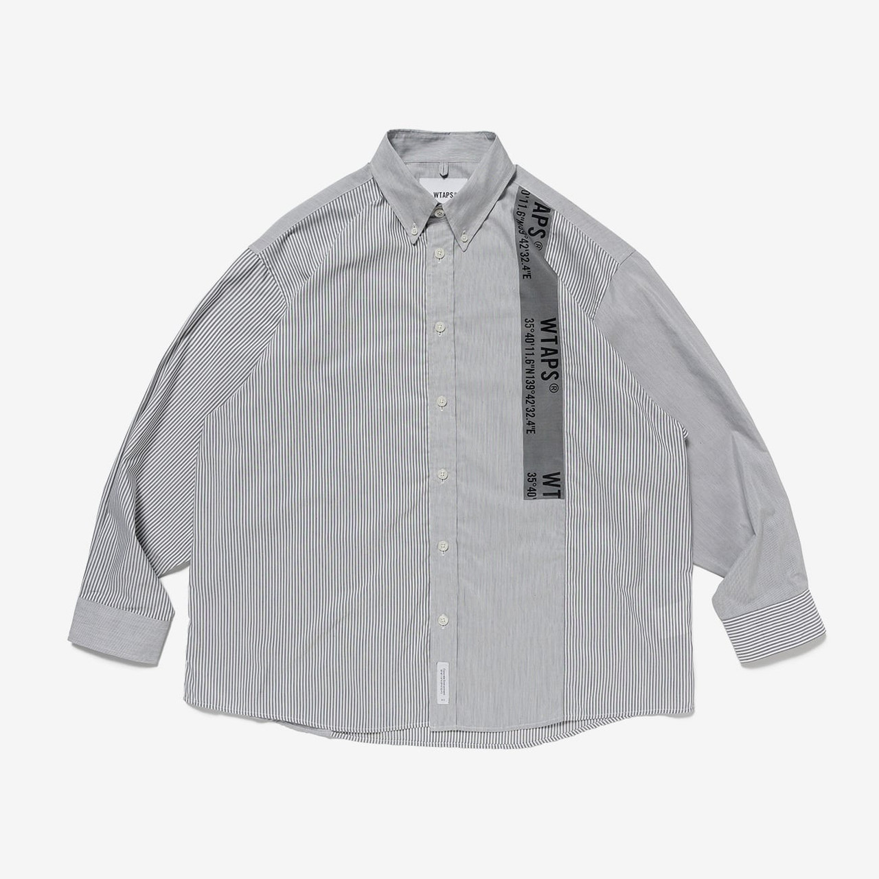 WTAPS Shirt BD 01 / LS / CTPL. BROADCLOTH. TEXTILE. COOLMAX®. GPS