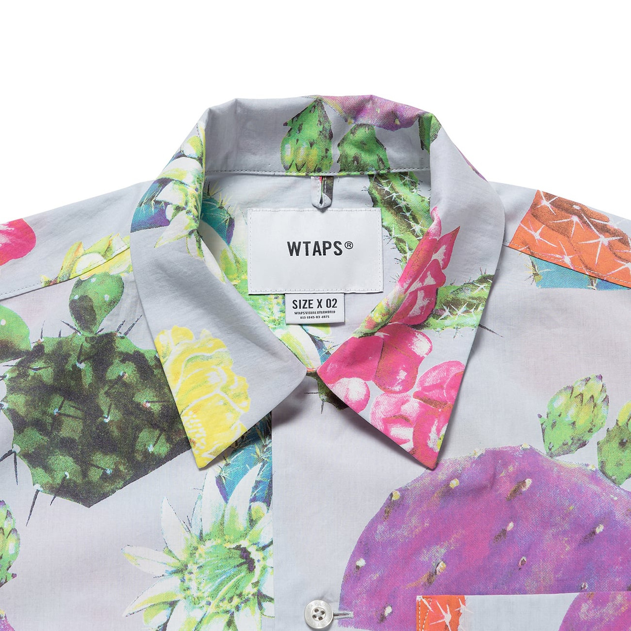 中古WTAPS TXT 02 / SS / COTTON. BROADCLOTH Wtaps-TXT-02-Shirt-241TQDT-