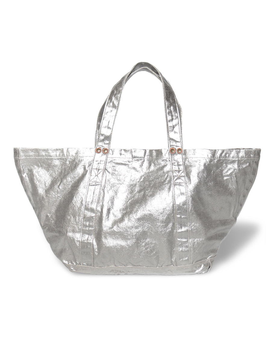 KAPITAL Bag Foil Canvas TOTE (Large)