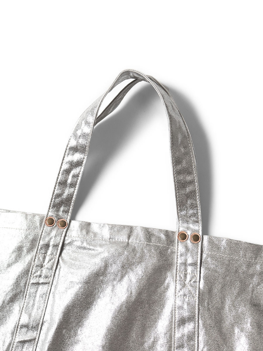 KAPITAL Bag Foil Canvas TOTE (Large)