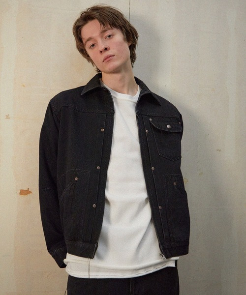 NUMBER (N)INE Jacket/Outer DROP STITCHES DENIM JACKET