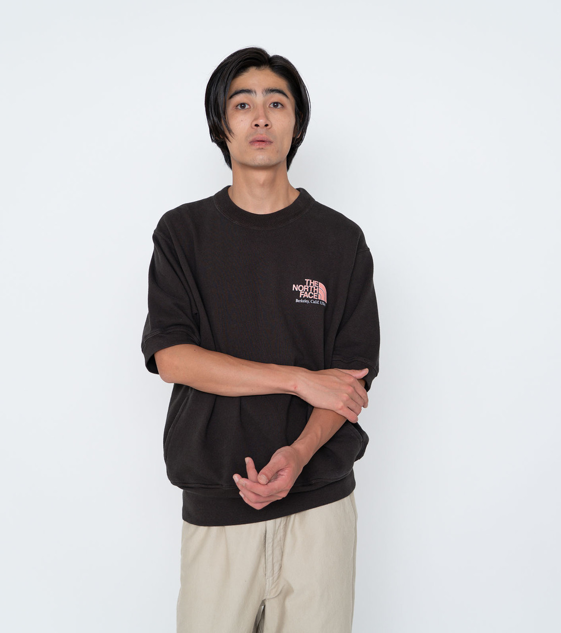 THE NORTH FACE PURPLE LABEL SWEAT Field Short Sleeve Sweatshirt
