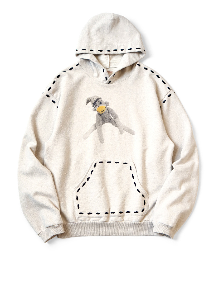 KAPITAL Sweat Shirt TOP Fleece Marionette Hooded Sweatshirt (Kina