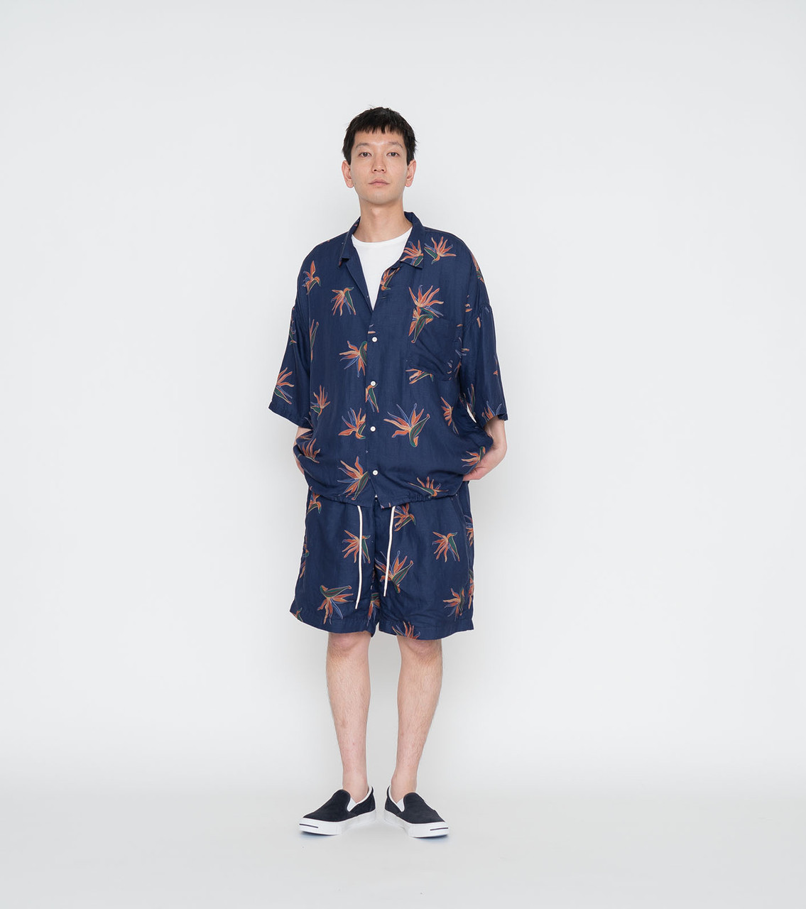nanamica SHIRT Cupra Hemp Aloha Shirt Online Shop to Worldwide