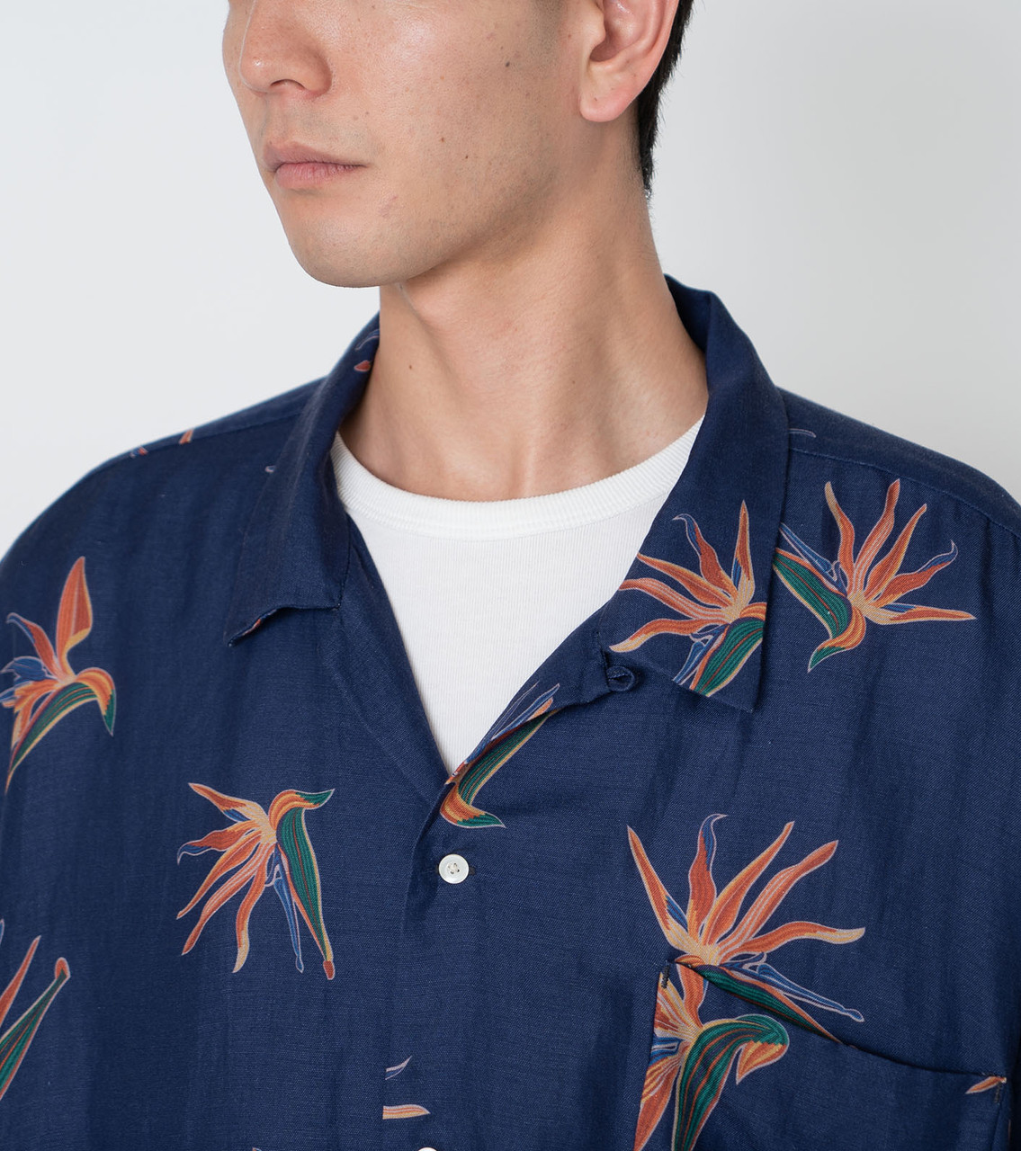 nanamica SHIRT Cupra Hemp Aloha Shirt Online Shop to Worldwide