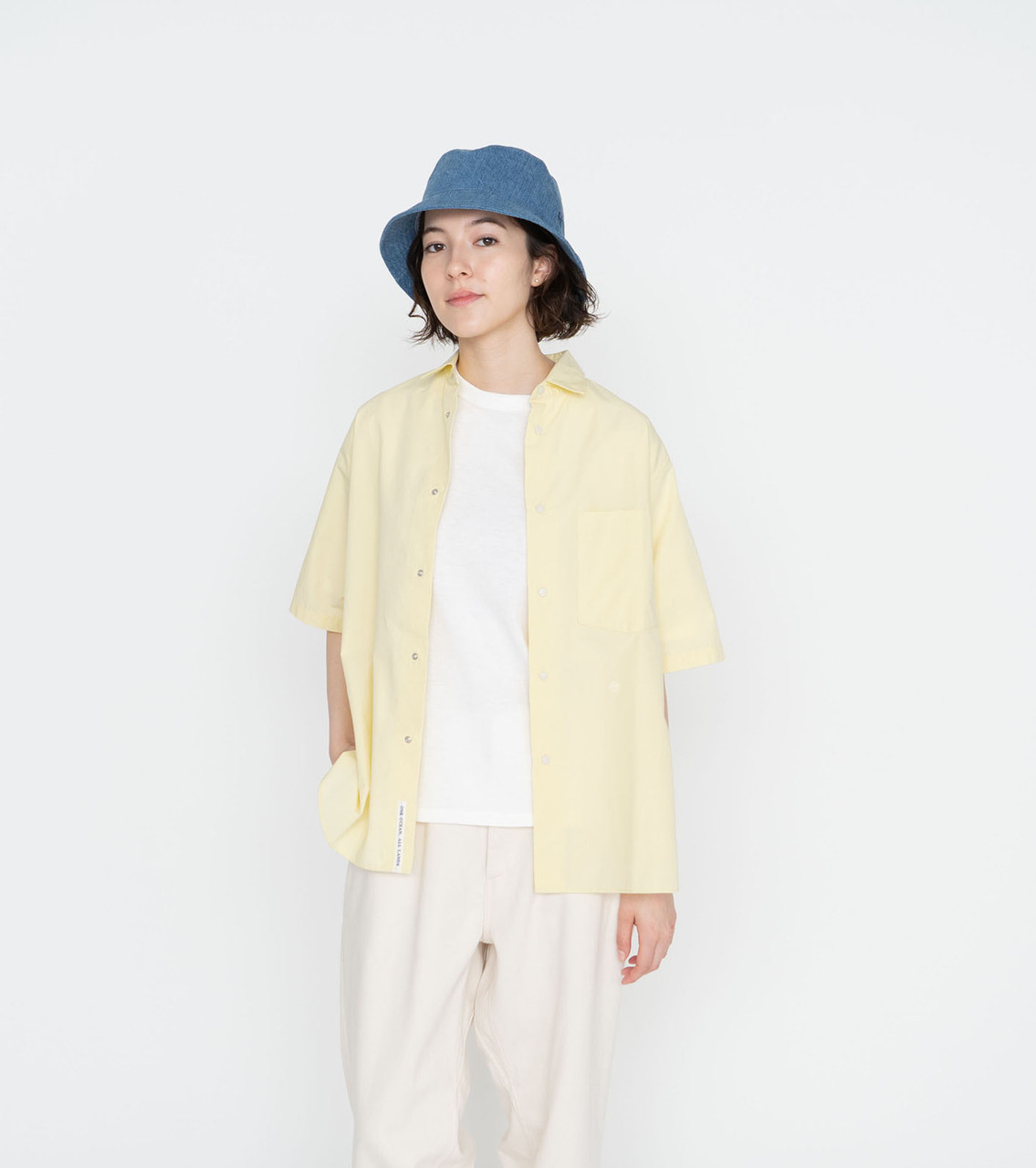 nanamica SHIRT Regular Collar Wind S/S Shirt Online Shop to Worldwide