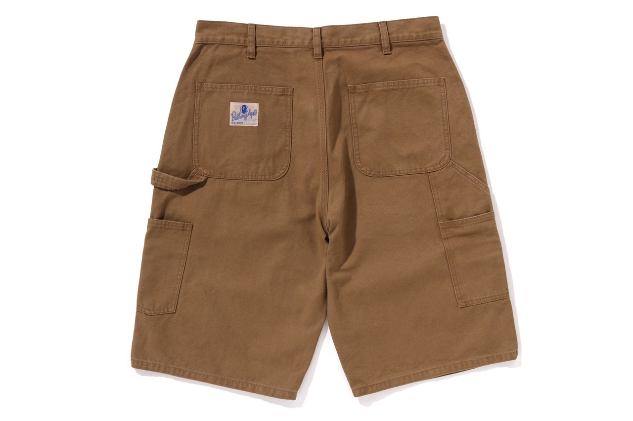 Bape Duck BAPE PANTS WASHED DUCK PAINTER SHORTS