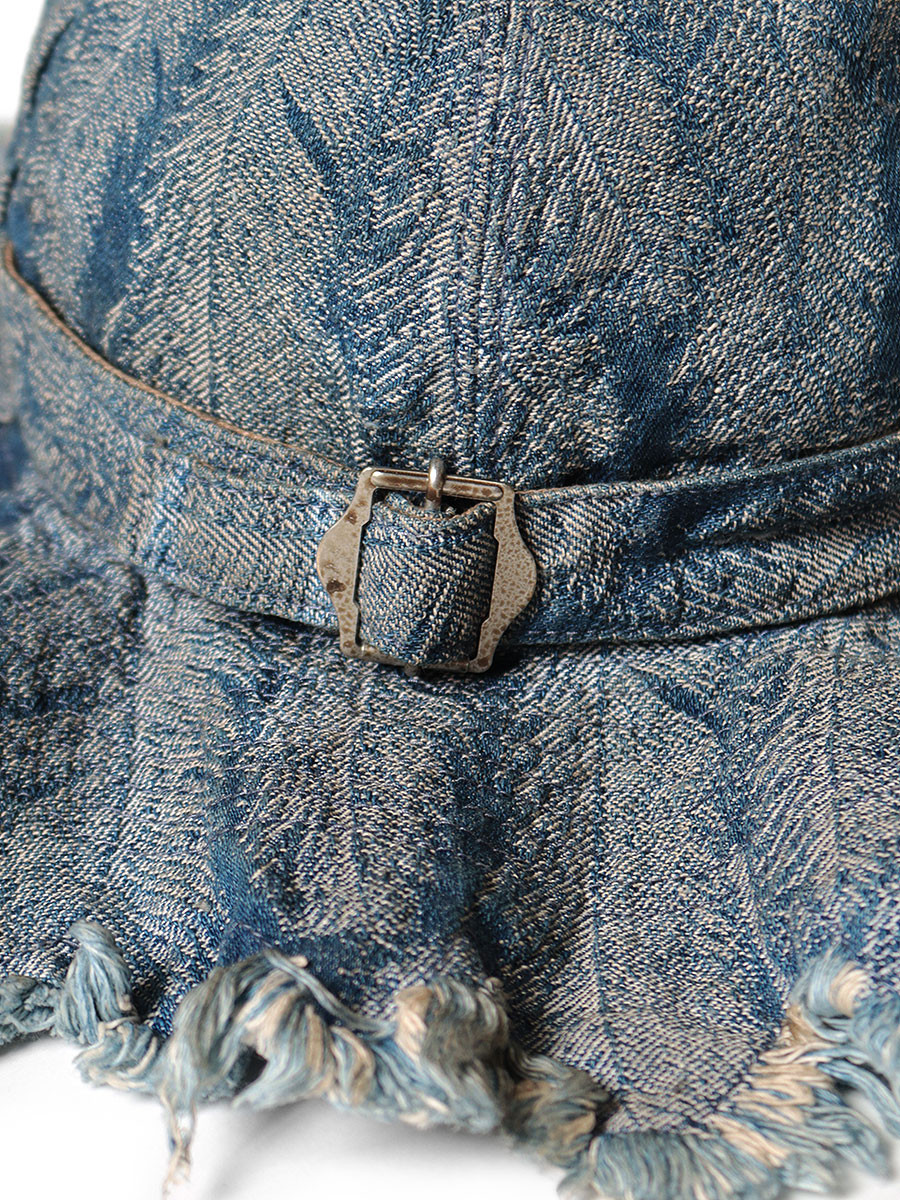 KAPITAL Hat/Cap 12Oz Magpie Denim Radio Tulip HAT