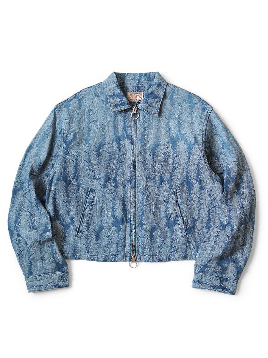KAPITAL Jacket 12Oz Magpie Denim Drizzler JKT