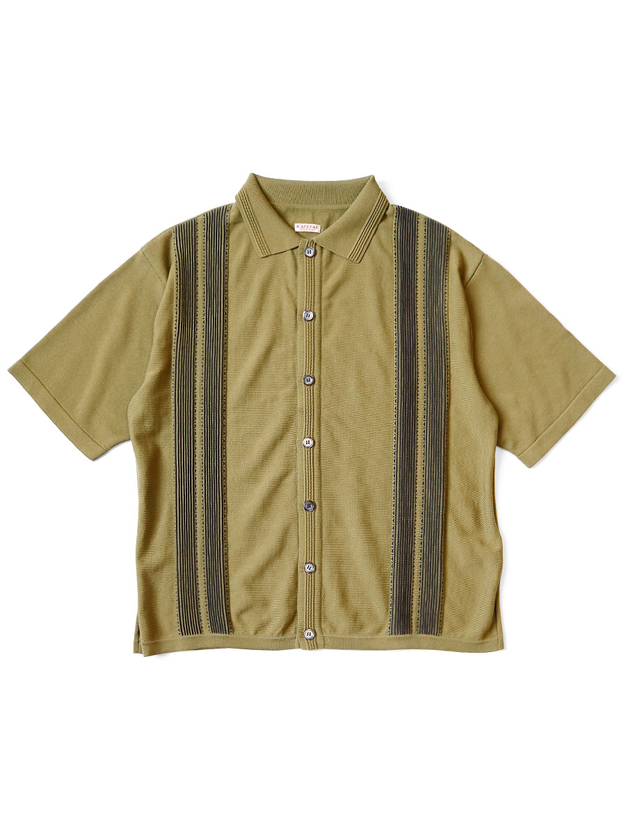 KAPITAL Shirt (Short Sleeve) 14G Cotton Knit Tennessee Aloha Polo