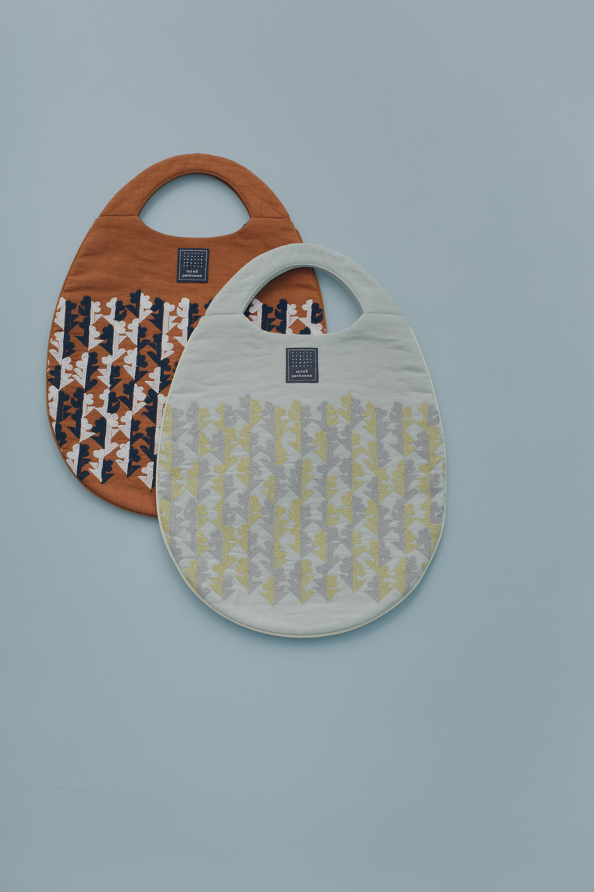 mina perhonen egg bag 両面デザイン minä perhonen Bags twin flower Egg Bag 2024 s/s Online Shop to