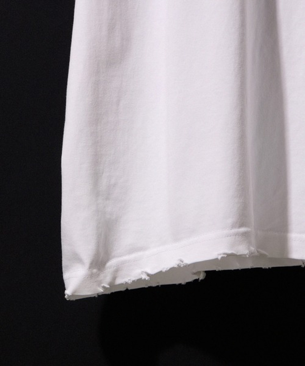 NUMBER (N)INE Tops VINTAGE WASH DAMAGE CLASSIC LOGO T-SHIRT