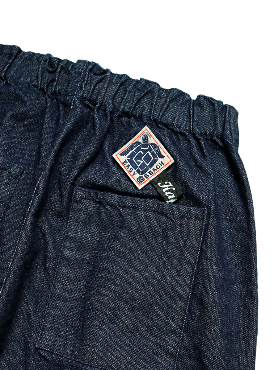 KAPITAL Pants 12Oz Broken Denim Easy Beach GO Pants