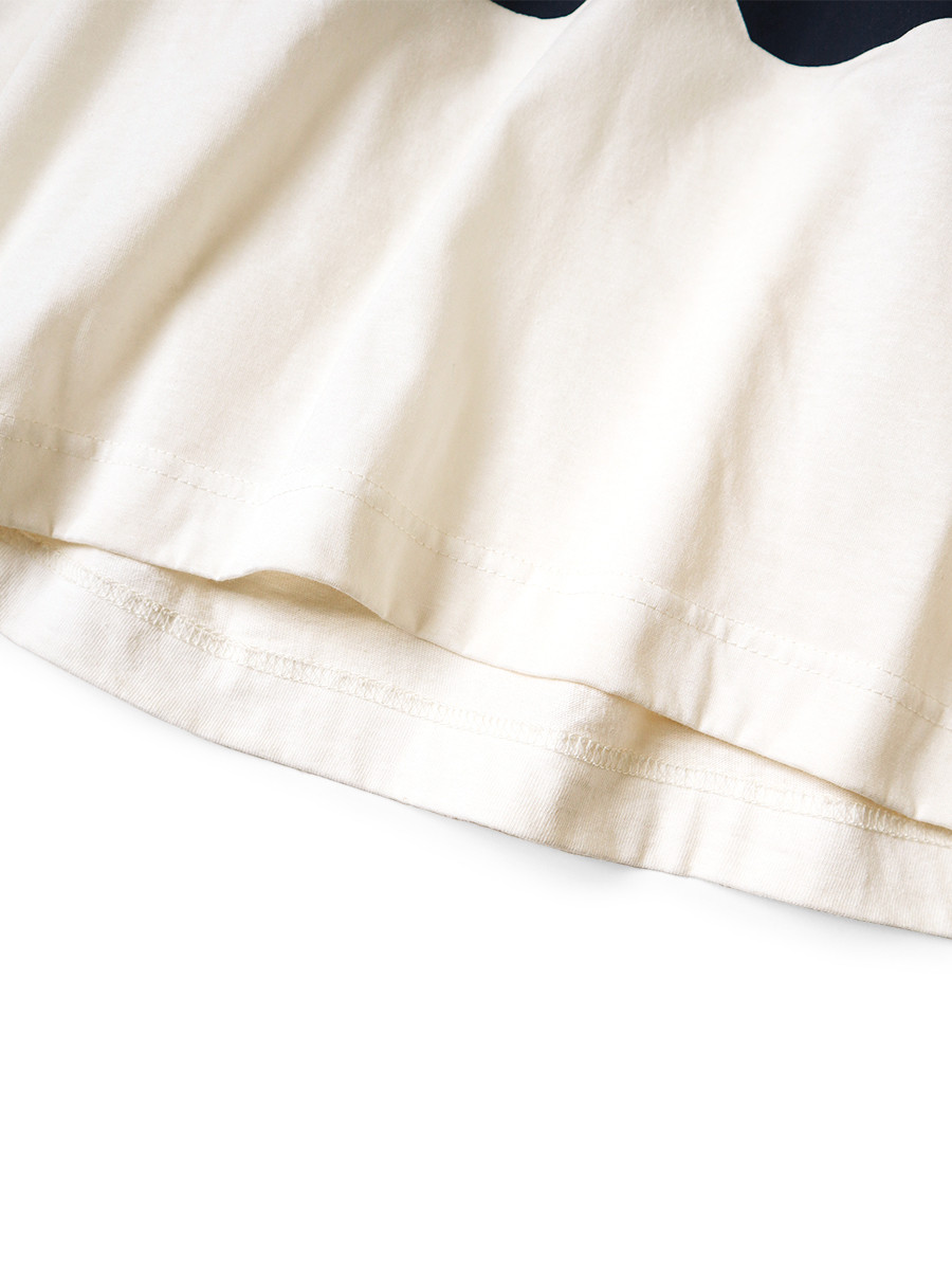 KAPITAL T-Shirt Opal Jersey Sheer Flag Zip Polo (88Pt)