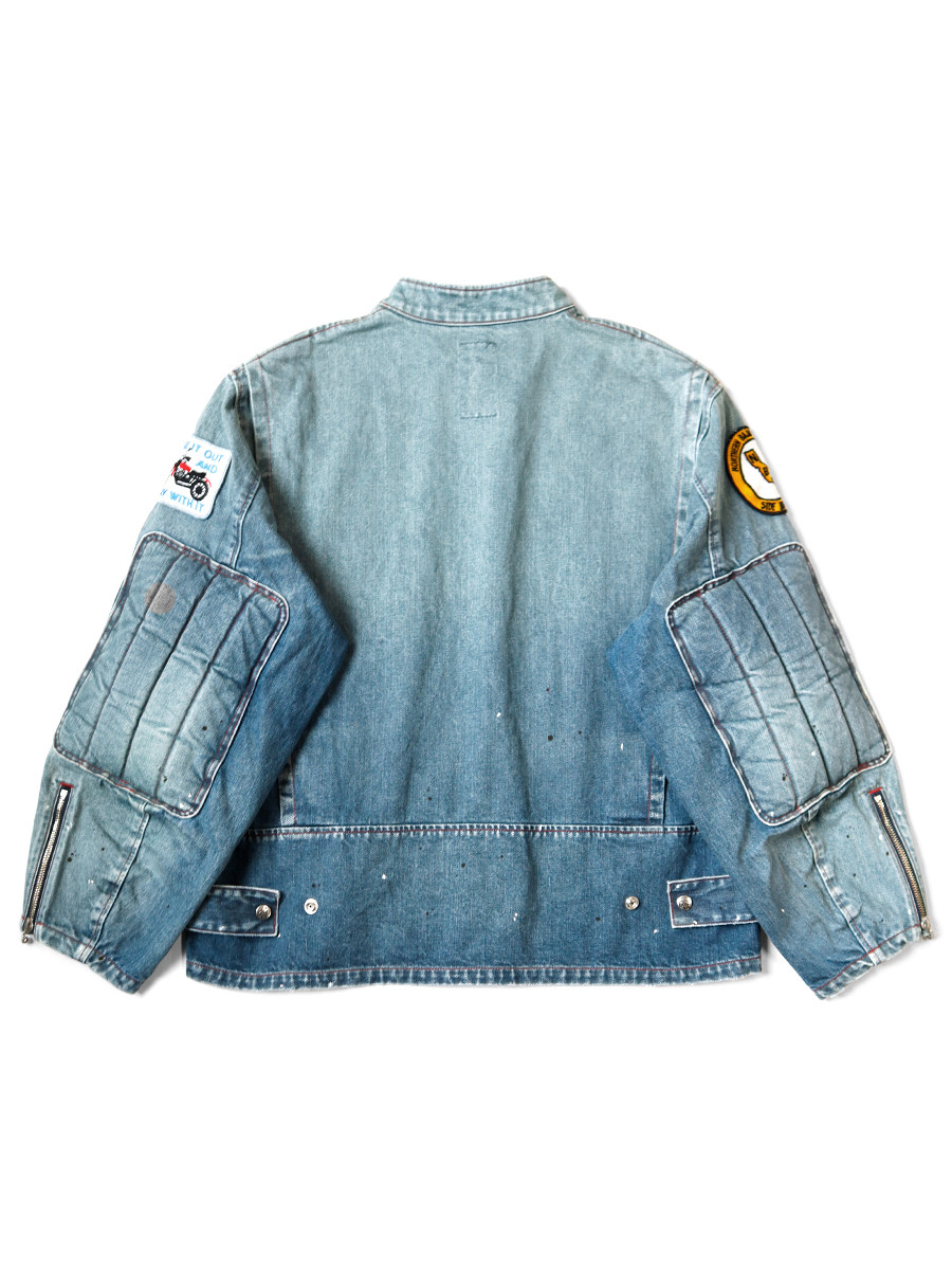 Kapital 14ozデニム トドテレーノモトクロスJKT size5 KAPITAL Jacket 14Oz Denim Todo Terreno Motocross JKT (Processed)_4