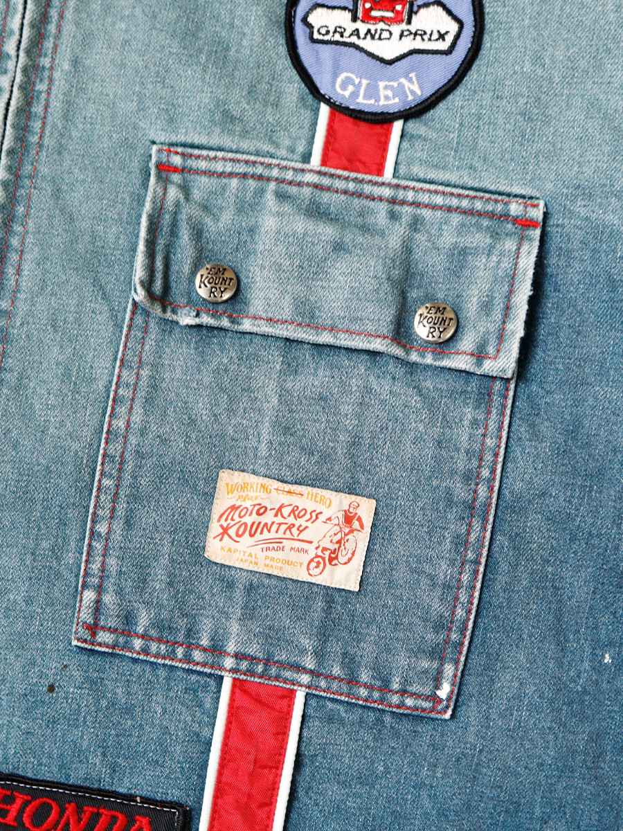 KAPITAL Jacket 14Oz Denim Todo Terreno Motocross JKT (Processed)_4