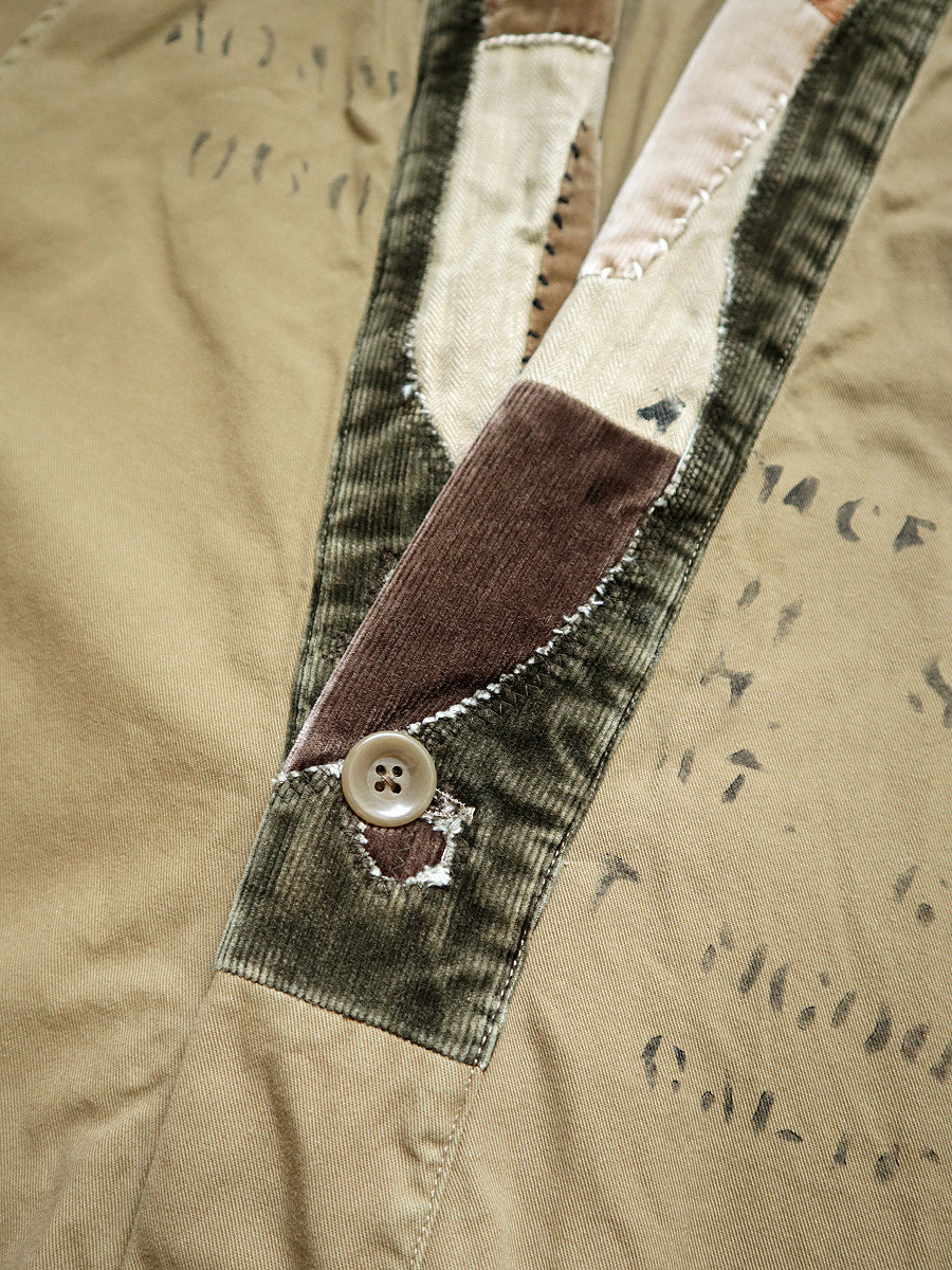 KAPITAL Shirt (Long Sleeve) Shirt Chino Tiger Juban Shirt (NORAGI KAPITAL Shirt (Long Sleeve) Shirt Chino Tiger Juban Shirt (NORAGI