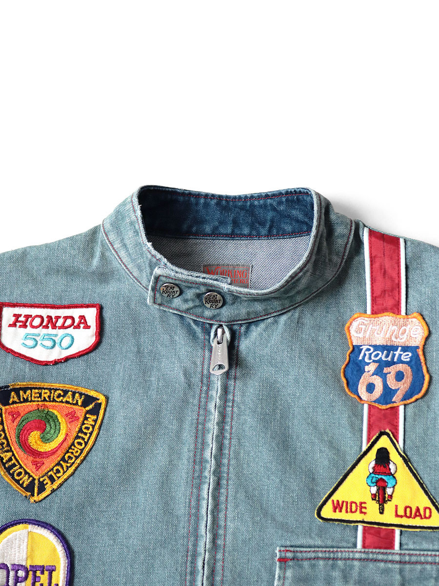 KAPITAL Jacket 14Oz Denim Todo Terreno Motocross JKT (Processed)_6