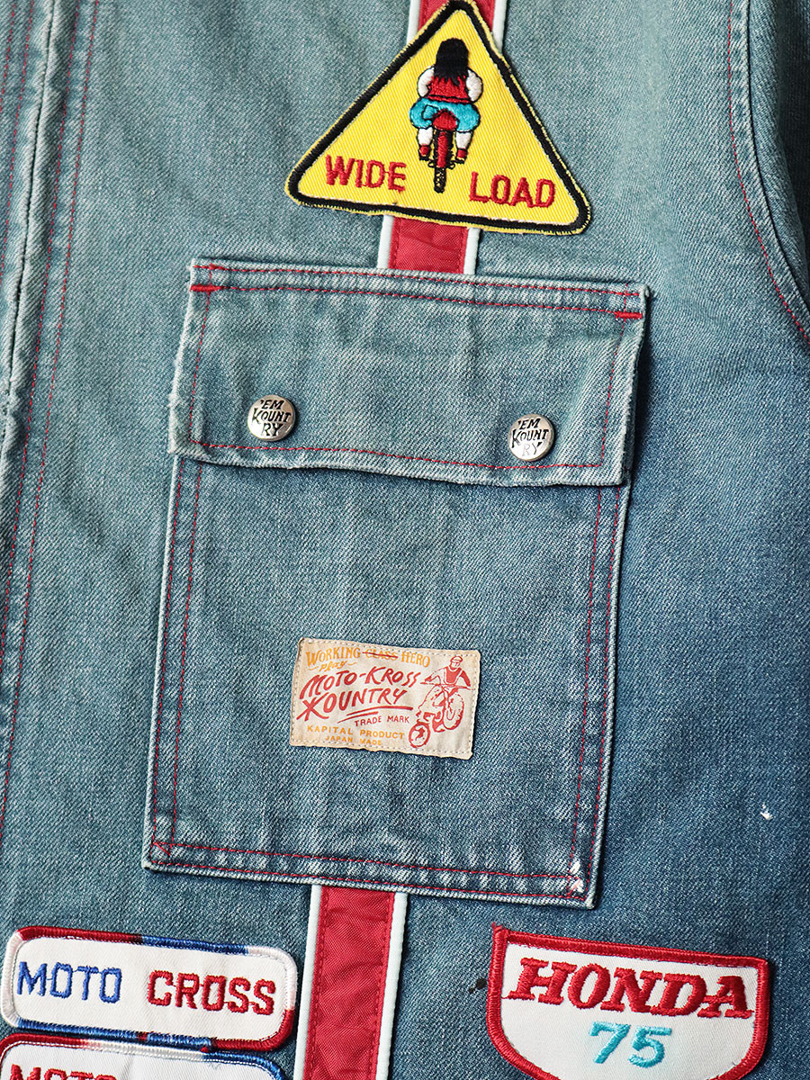 KAPITAL Jacket 14Oz Denim Todo Terreno Motocross JKT (Processed)_6
