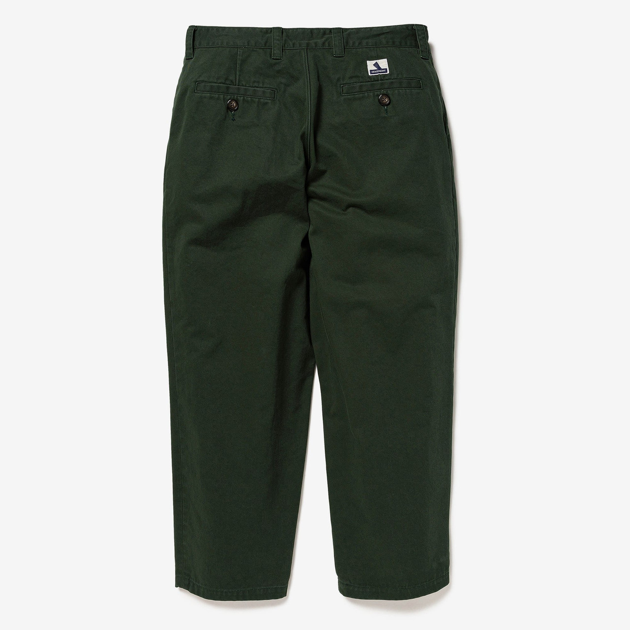 DESCENDANT PANTS DC-3 ORGANIC COTTON TWILL TROUSERS FADE WASH 