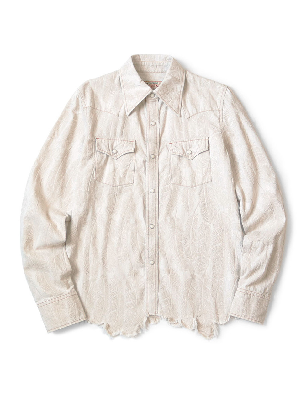 KAPITAL Shirt (Long Sleeve) 5Oz Magpie Denim Western Shirt (L's)