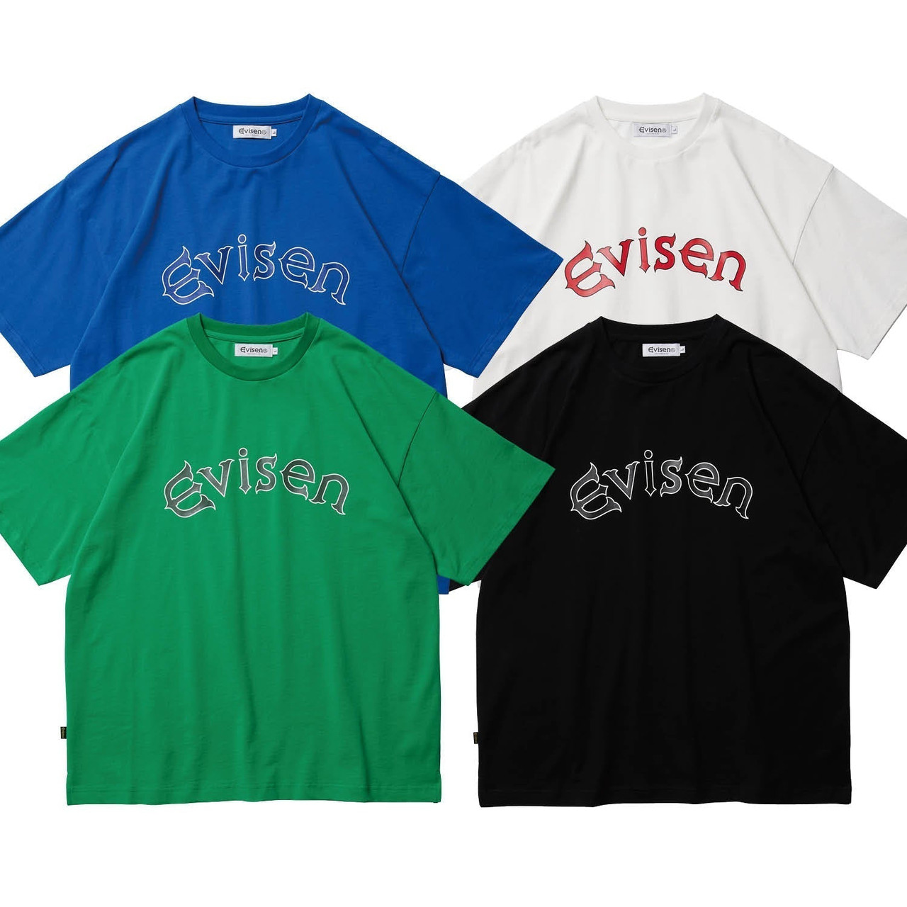 【Evisen skateboards】ROUND LOGO T-SHIRT Evisen Skateboards T-SHIRTS ROUND LOGO T-SHIRT - BLACK