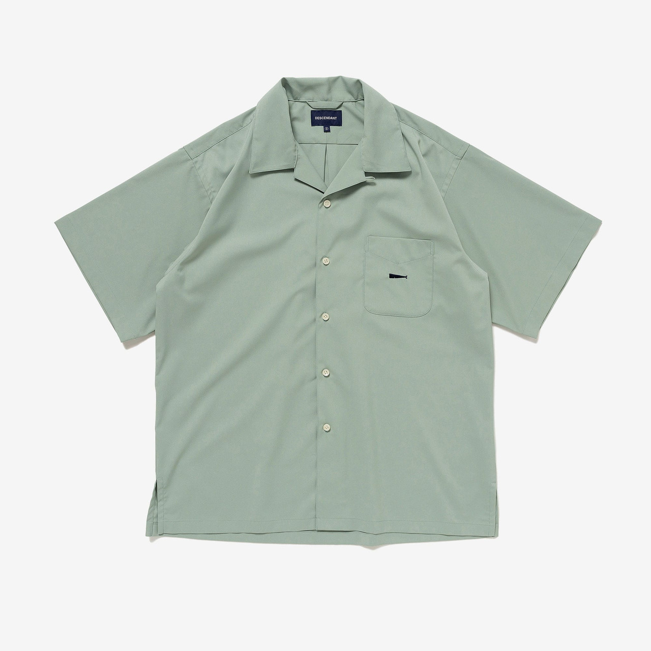 トップス AH MURDERZ\" T.A.G\" OPEN Collar Shirt cotton caucasus shirt with notch collar - long
