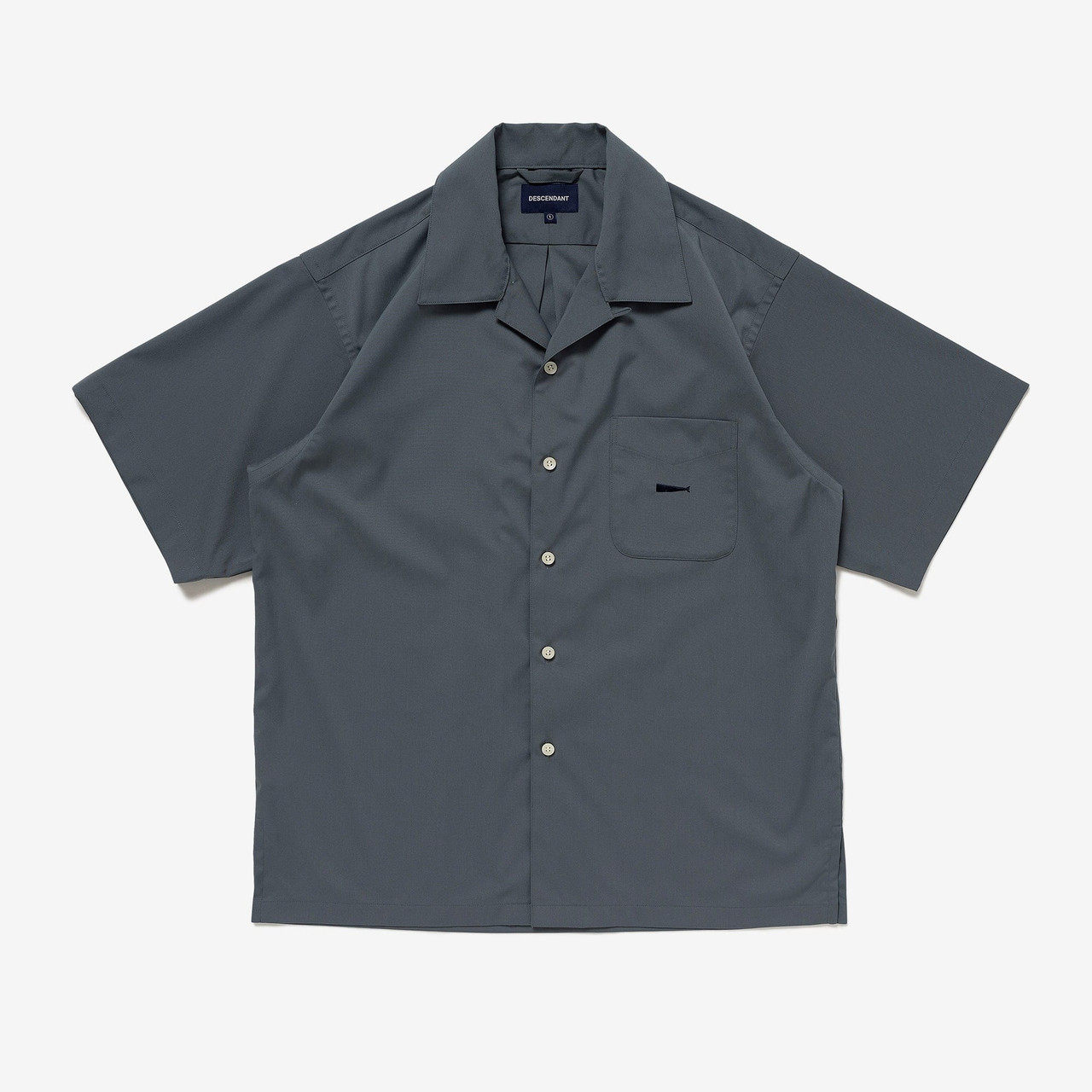 値下げ】THE SHISHIKUI open collar / NAVY 値下げ】THE