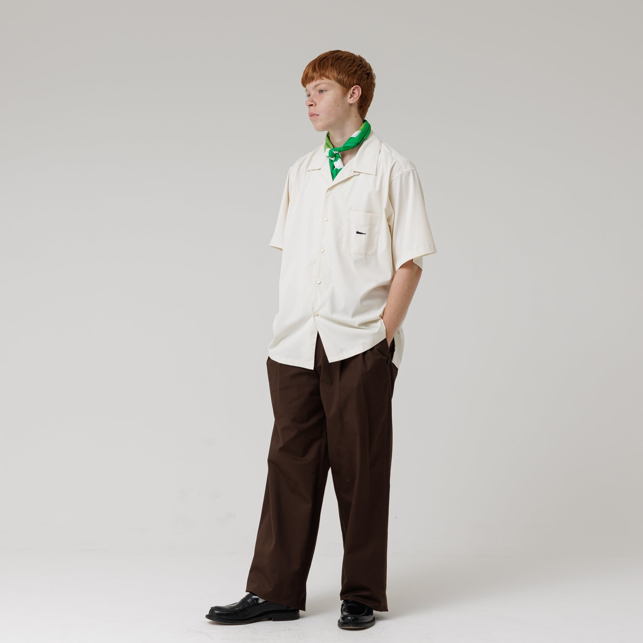 DESCENDANT SHIRT PIER OPEN COLLAR SS SHIRT Online Shop to