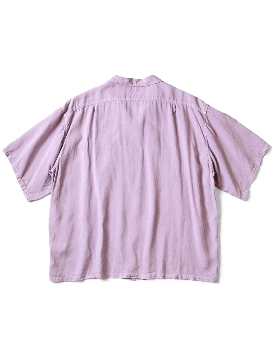 KAPITAL Shirt (Short Sleeve) Soft Linen Open Collar big Shirt