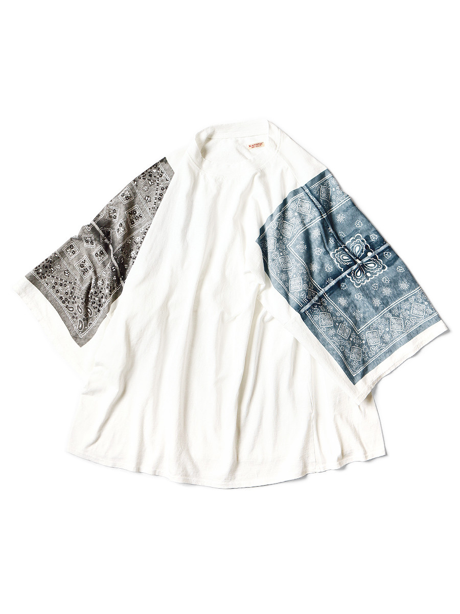 トップス Kapital Jersey Bandana Huge Tee (Cookie) KAPITAL T-Shirt 18.5/- Jersey Bandana HUGE-T (COOKIE)