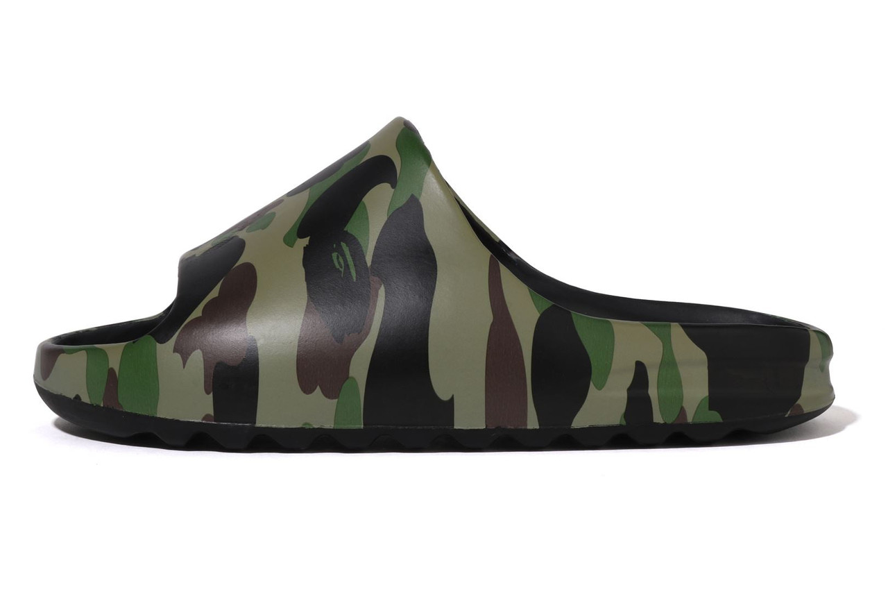 BAPE FOOTWEAR 1ST CAMO SLIDE SANDALS