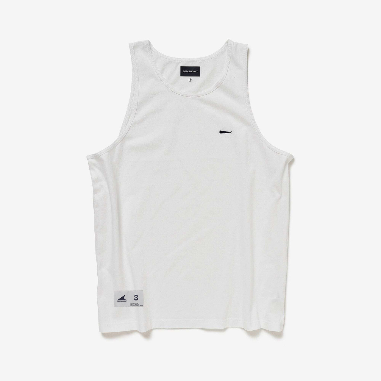 DESCENDANT/CACHALOT ORGANIC COTTON TANKTOP (ORANGE)