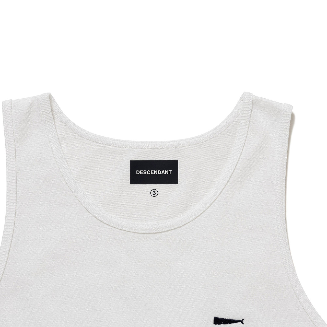 トップス DESCENDANT CACHALOT COTTON TANKTOP/size1 DESCENDANT/CACHALOT STRIPE TANK TOP (BROWN)