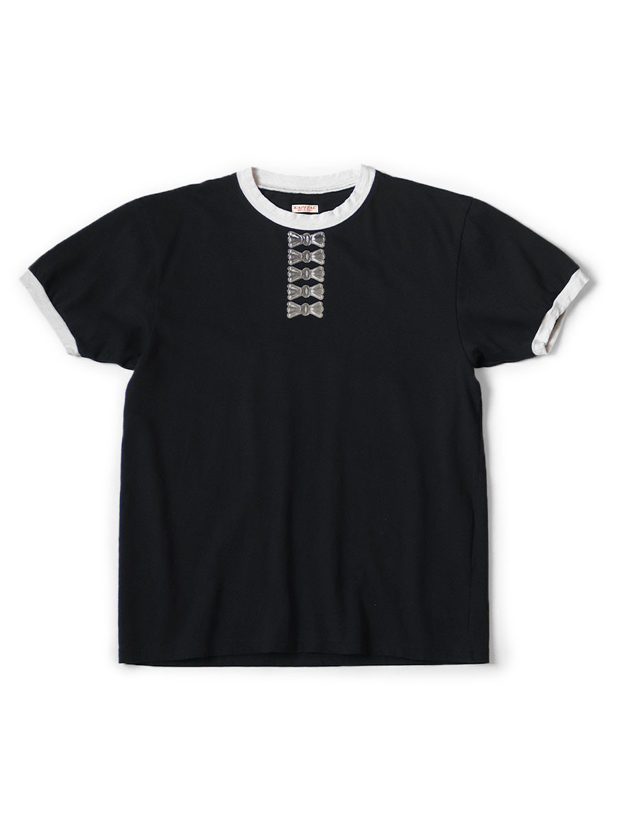 KAPITAL T-Shirt 20/- Jersey Ringer T (Butterfly Concho pt)
