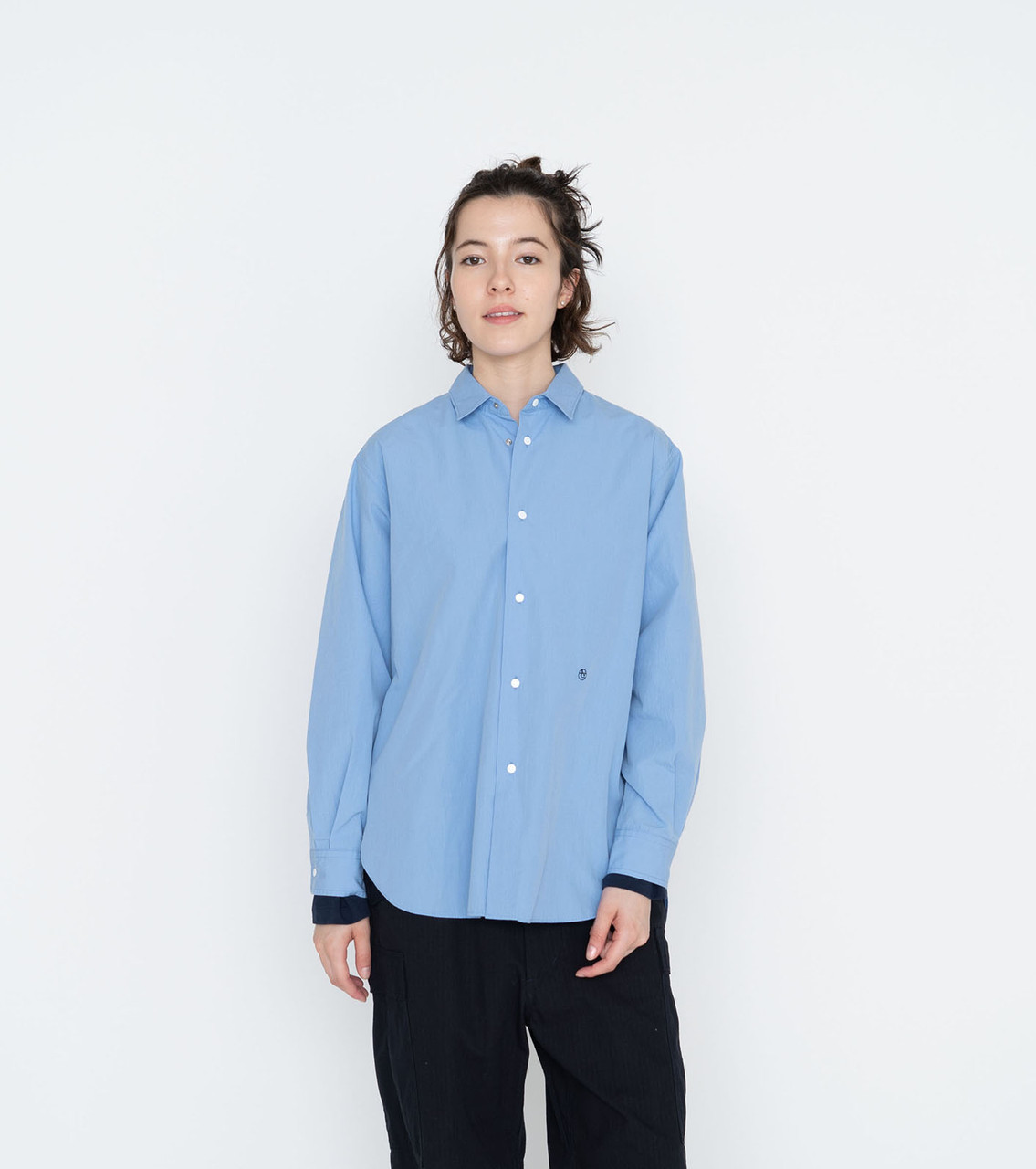 nanamica SHIRT Regular Collar Wind Shirt Online Shop to Worldwide