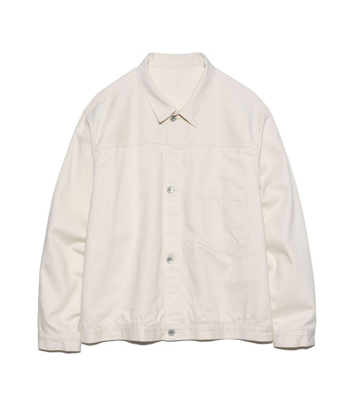 【nanamica】Short Denim Jacket Natural Nanamica - Short Denim Jacket in Natural – gravitypope