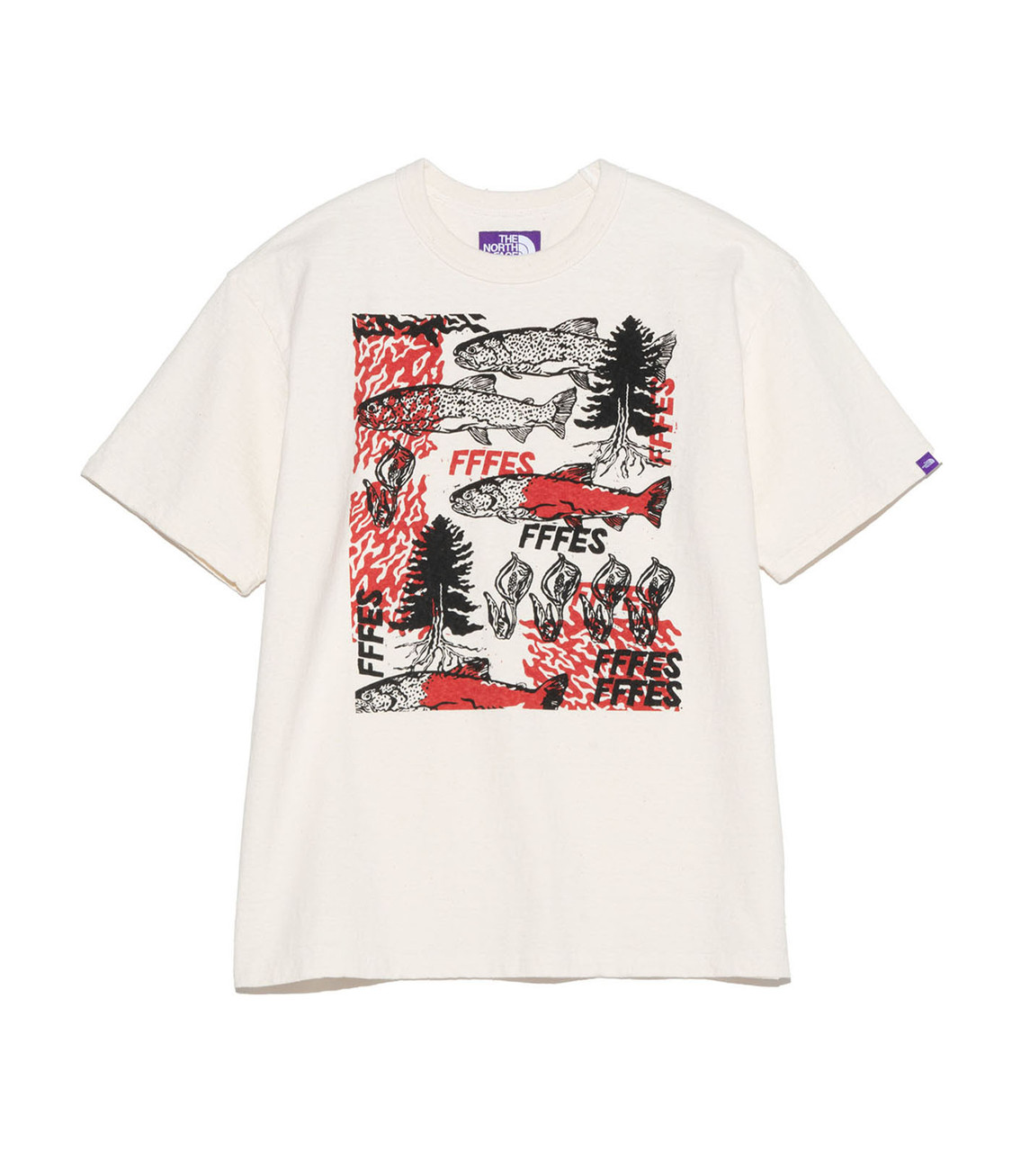THE NORTH FACE PURPLE LABEL T-SHIRT FFFES Patterned Graphic Tee
