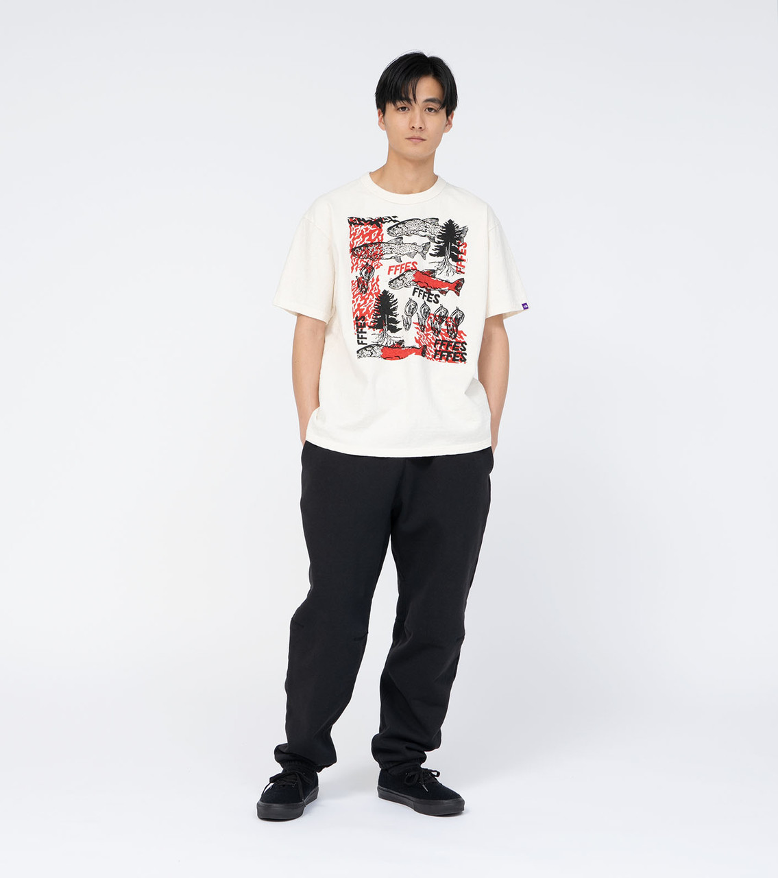 その他 FFF THE NORTH FACE PURPLE LABEL T-SHIRT FFFES Patterned Graphic Tee