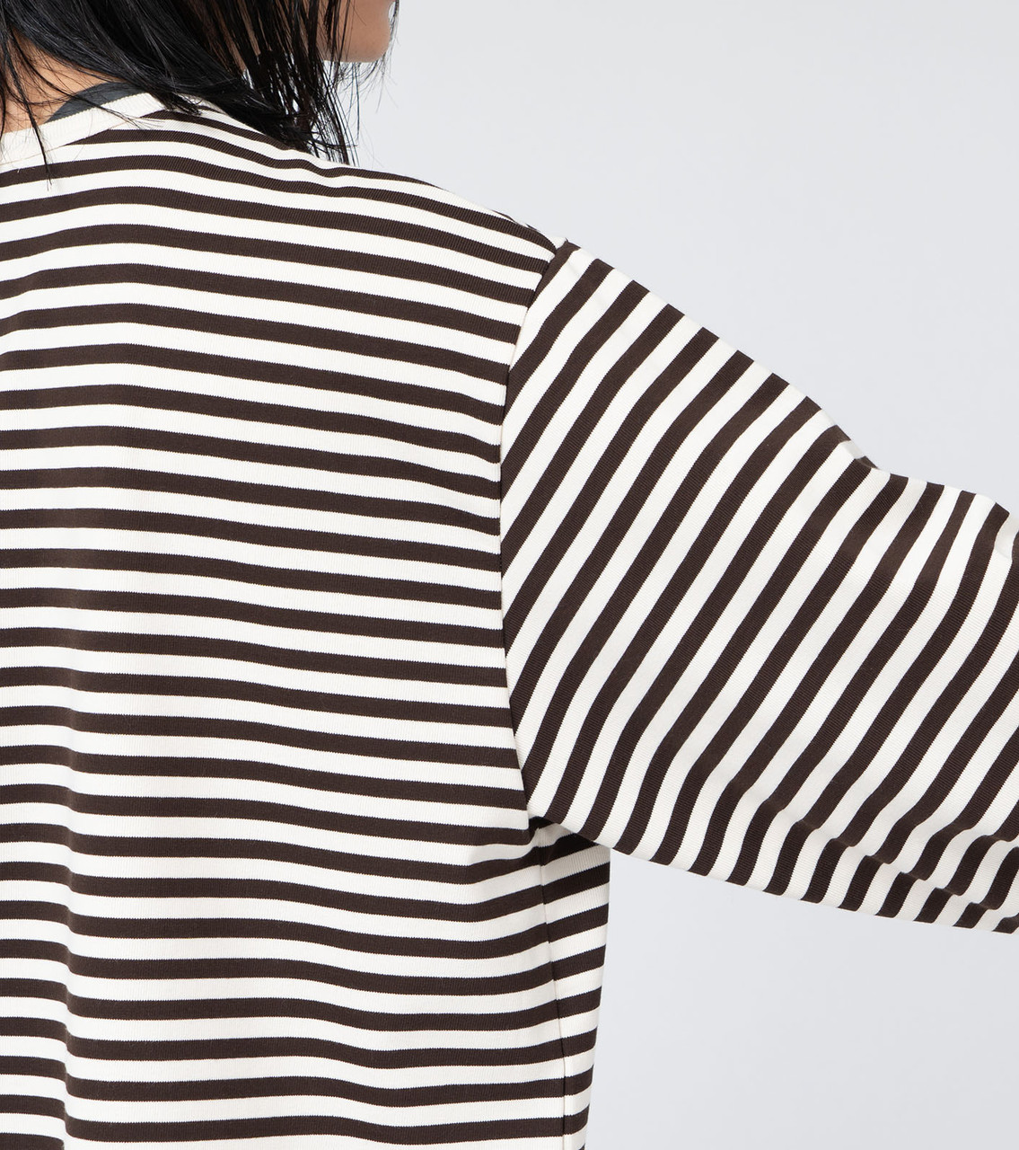 nanamica T-SHIRT COOLMAX Stripe Jersey L/S Tee Online Shop to