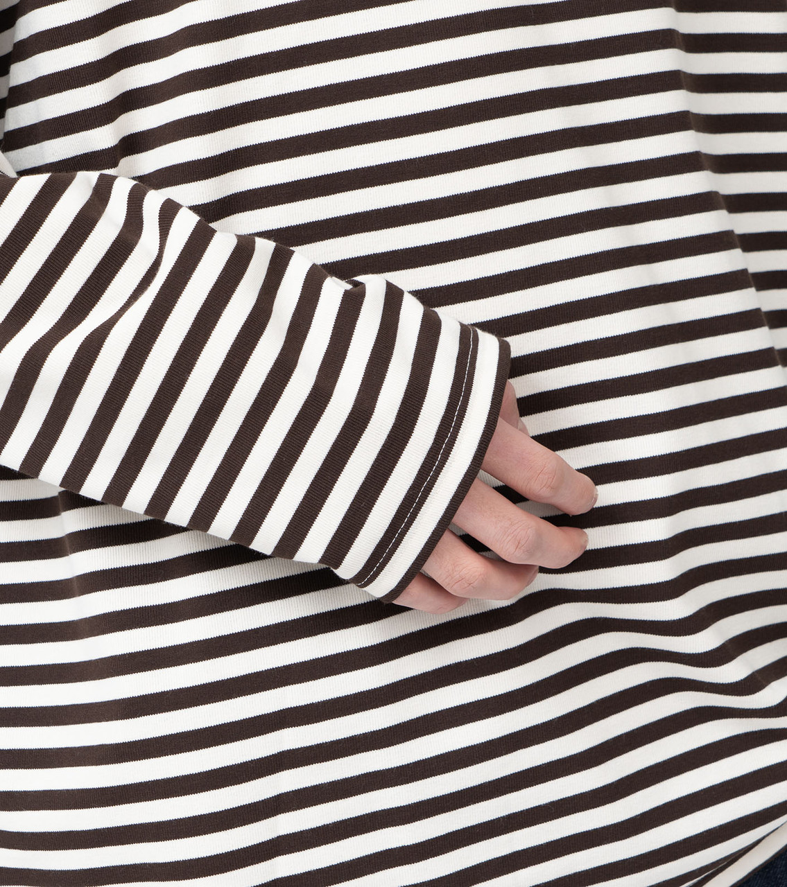 nanamica T-SHIRT COOLMAX Stripe Jersey L/S Tee Online Shop to