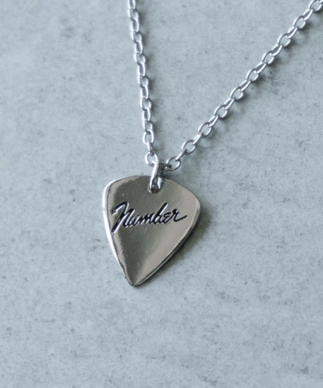 ナンバーナイン名作ネックレス NUMBER (N)INE Accessories Number LOGO PICK CHARM NECKLACE