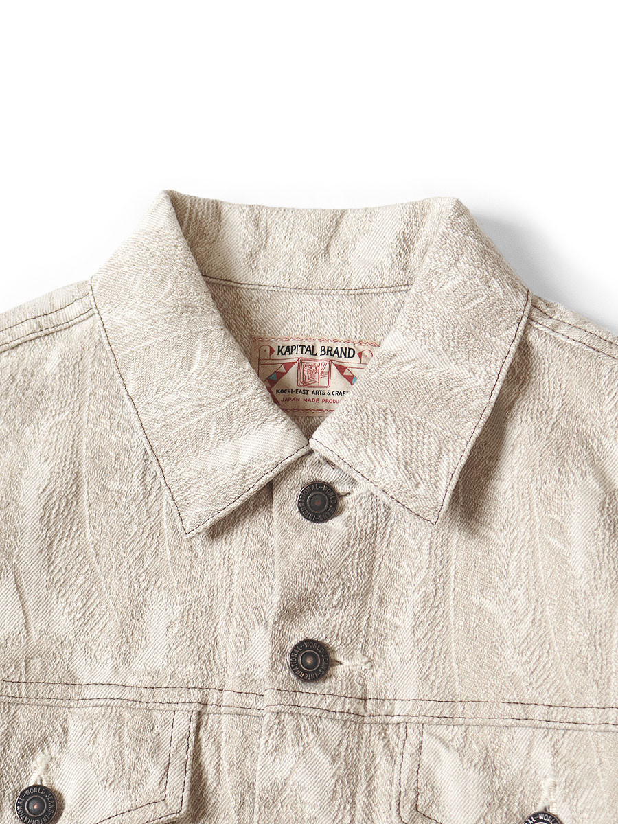 KAPITAL Jacket 12Oz Magpie Denim 3Rd JKT (L's)