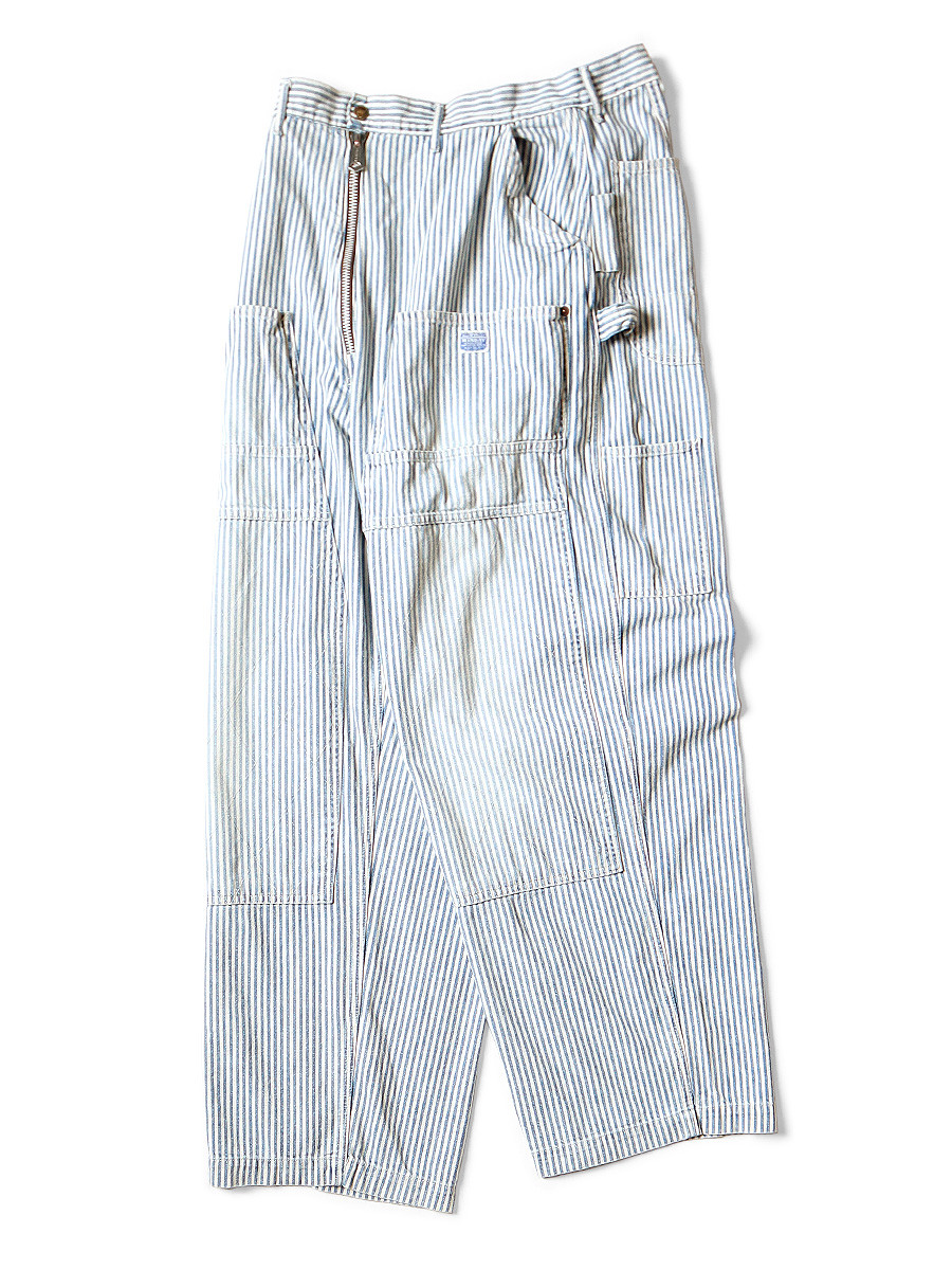 KAPITAL Pants 10Oz Hickory ZIPPER Wide Lumbar Pants