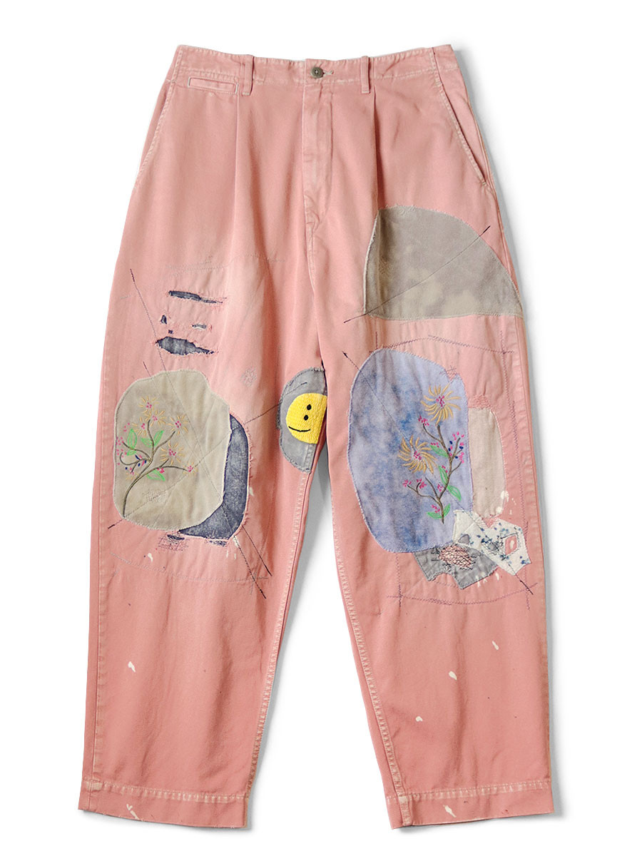 KAPITAL Pants Katsuragi High Waist Nim Pants (Gypsy Patch Remake)