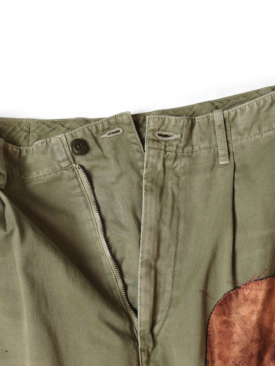 KAPITAL Pants Katsuragi High Waist Nim Pants (Gypsy Patch Remake)